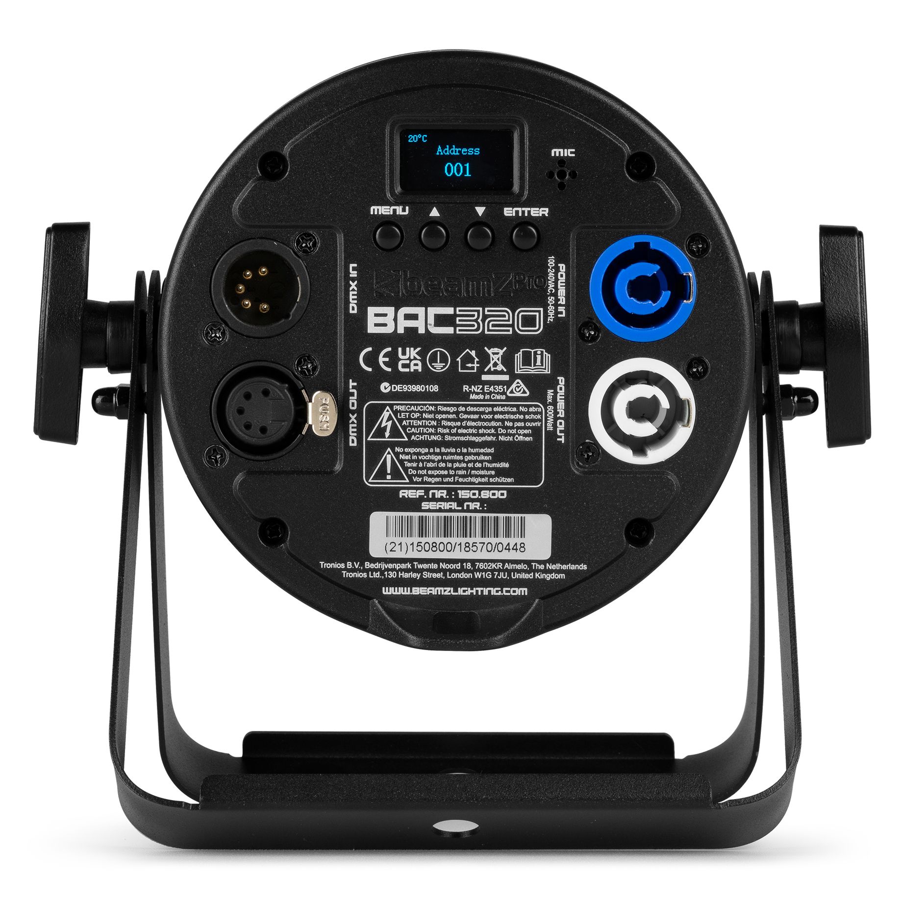 BAC320 LED ProPar RGBW